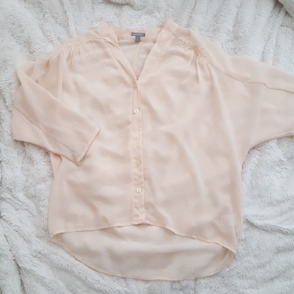 Charlotte Russe Cream Blouse